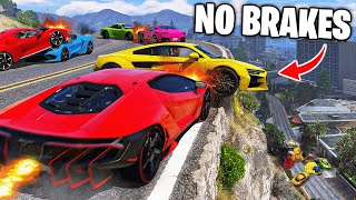 I removed Brakes from ALL cars in GTA 5 [upl. by Liesa]