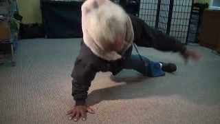 101 Onearmed Pushups by 70 Year Old Man [upl. by Sang684]