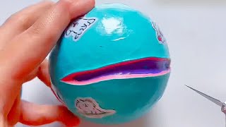 ASMR✨Cutting the transparent tape ball super stress relief 丨Relax and relieve stress [upl. by Parthen]