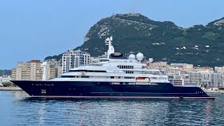 Octopus Megayacht the 126m yacht in Gibraltar You can buy this yacht for only €235 million [upl. by Cortie]