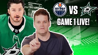 Stanley Cup Playoffs  Dallas Stars vs Edmonton Oilers Game 1 LIVE w Adam Wylde [upl. by Otrebilif]