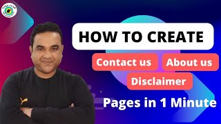 Contact us About us Page kaise Banaye 2023  How To Create Contact us Page in WordPress [upl. by Elbas]