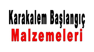 Ders 1 Karakalem Çizim Başlangıç Malzemeleri  Profesyonel ve Amatör Çizim Malzemeleri [upl. by Kenwee]