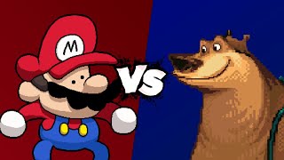 MUGEN Battle  Speedrunner Mario vs Boog [upl. by Karleen92]