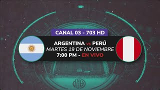 ARGENTINA vs PERÚ EN VIVO desde LA BOMBONERA por la FECHA 12  CLASIFICATORIAS 2026 🇦🇷⚽🇵🇪 [upl. by Nosaj]