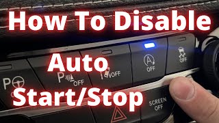 How to permanently disable auto start stop Remove startstop with the Autostop Eliminator [upl. by Reteid]