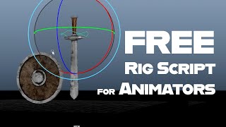 Free Maya Script Easy Prop Rigging for Animators [upl. by Navad231]