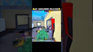 🤗MY SUBSCRIBER REACTION😘foryou foryourpage shorts freefire terrorXgamings [upl. by Bernetta]