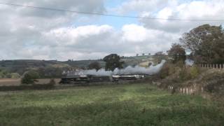 The Devonian 221011 6024 King Edward 1 and 70013 Oliver Cromwell [upl. by Kcirded205]