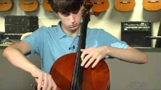 How to do a 3 Octave F Major Scale on Cello [upl. by Sinnylg]