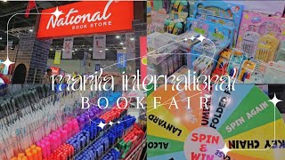 manila international bookfair MIBF 2024  cheap books amp stationeries  freebies [upl. by Ehcram780]