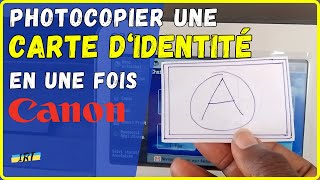 Comment faire la copie dune carte didentité  ID card copy sur photocopieur CANON iRAdv C250i [upl. by Kelwunn225]