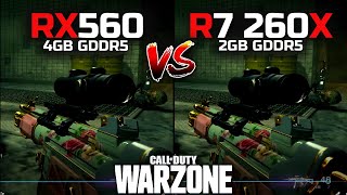 A legend Rx 560 vs R7 260x In Cod Warzone [upl. by Yarvis977]