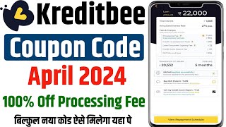 Kreditbee coupon code April 2024  kreditbee april coupon code  kreditbee coupon code today [upl. by Ardiekal837]