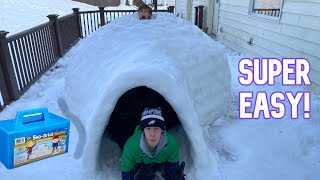 How to BUILD an IGLOO Step by Step [upl. by Lemej31]