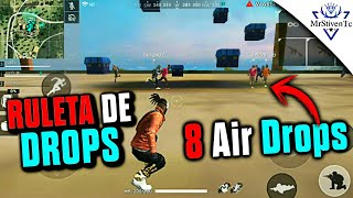 RULETA DE DROPS EN CLASIFICATORIA 8 AIR DROPS ClanTc ●FREE FIRE● [upl. by Whatley]