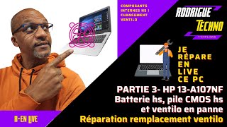 Reconditionnement HP 13A107NF remplacer le ventilo en panne [upl. by Jodi832]