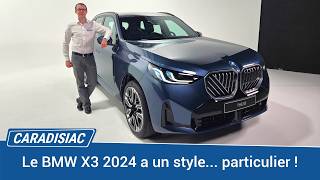 Le nouveau BMW X3 2024 a un style particulier [upl. by Otreblif]