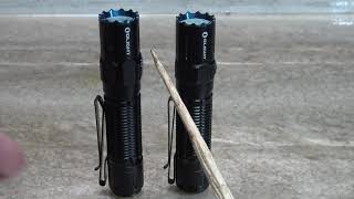 Olight Warrior 3 vs M2R PRO Warrior  BETTER or WORSE [upl. by Anitsyrhk]