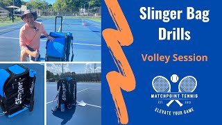 004 How To Hit Volleys With Your Slinger Bag 4 Great Drills [upl. by Anitsrik]