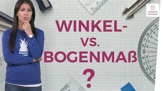 Winkelmaß und Bogenmaß I musstewissen Mathe [upl. by Ayrolg446]