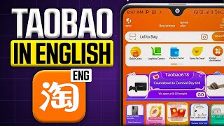 How to Change Taobao to English 2024 [upl. by Nahtanaj]