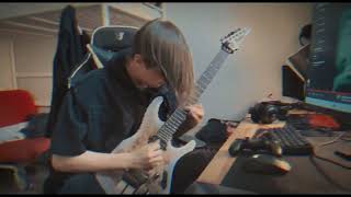 flayed and consumed  infant annihilator 2 solo guitar cover [upl. by Aihtyc]