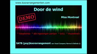 Door de wind KOORARRANGEMENT DEMO [upl. by Keldon]