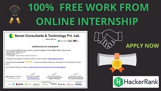 Free Online Internship Certificate  Work From Home Internships  8 Weeks  Skills Matter [upl. by Nnylatsyrc]