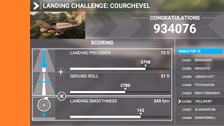 Courchevel Landing Challenge  MSFS 2020 [upl. by Calvano]