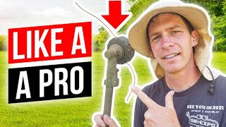 5 String Trimmer Skills to Learn including Lawn Edging Tree Ring Edging and Cutting Tall Grass [upl. by Elatan]