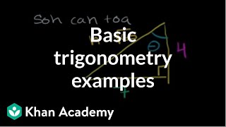 Basic trigonometry II  Basic trigonometry  Trigonometry  Khan Academy [upl. by Ahsirahc520]