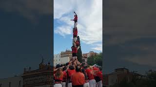 Castellers de Barcelona Pilar de 5  Festa Major de Sant Cugat [upl. by Jard460]