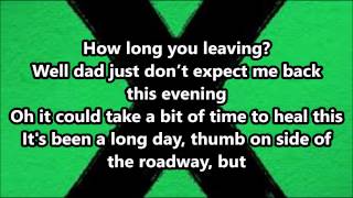 Ed Sheeran  Runaway Lyrics [upl. by Polak]