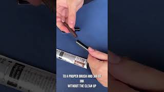 Pentel Brush Pen Demonstration  artsupplies brushpen [upl. by Heddi]