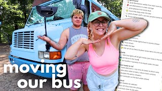 Everything we do Before Driving Our Bus amp How We Prep to Drive Our Tiny Home Bus Conversion [upl. by Gristede]