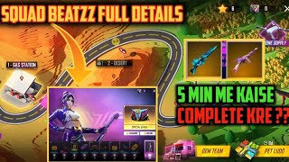 SQUAD BEATZ EVENT FREE FIRE  HOW TO COMPLETE SQUAD BEATZ EVENT  SQUAD BEATZ FULL DETAILS [upl. by Gavan]