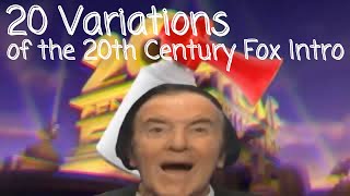 20 Variations of the 20th Century Fox Intro [upl. by Adlihtam]