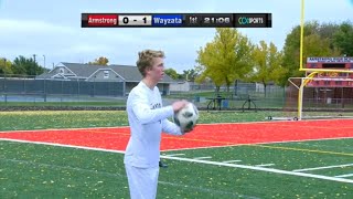 Armstrong vs Wayzata Boys Section 6AA Soccer [upl. by Helbona]