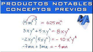 Productos notables conceptos previos [upl. by Polky]