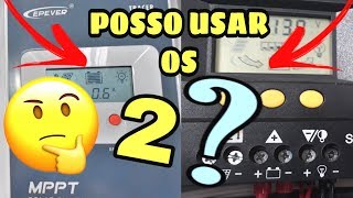 Posso LIGAR um CONTROLADOR PWM e MPPT no mesmo banco de BATERIAS [upl. by Esinek]