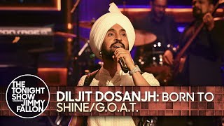 Diljit Dosanjh Born to ShineGOAT  The Tonight Show Starring Jimmy Fallon [upl. by Esta]