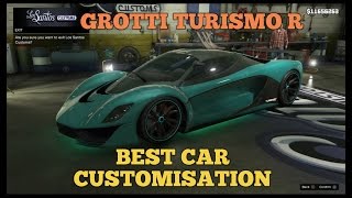 GTA 5  GROTTI TURISMO R  BEST CAR CUSTOMIZATION [upl. by Yelwah]