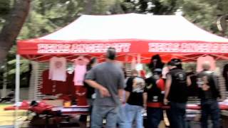 HELLS ANGELS SFV 2011 Big Red Machine Bike Show Videoavi [upl. by Justicz994]