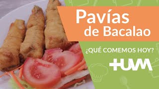 HUVM  ¿Qué comemos hoy  Receta de pavías de bacalao  Semana Santa [upl. by Aeriell122]