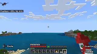 Minecraft Survival Short Using Elytra [upl. by Lindsey336]