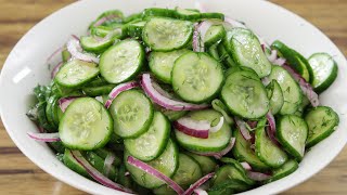 Cucumber Salad Recipe [upl. by Lieberman789]