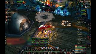 WoW WotLK Icecrown Citadel Gunship Battle 25H Cat POV [upl. by Airdnekal]