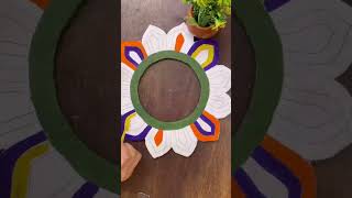 Beautiful and easy wall hanging for diwali art short video [upl. by Uon]