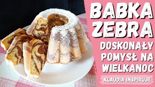 BABKA ZEBRA  Wilgotna smaczna i bardzo prosta w wykonaniu  Piękna babka wielkanocna [upl. by Issim]